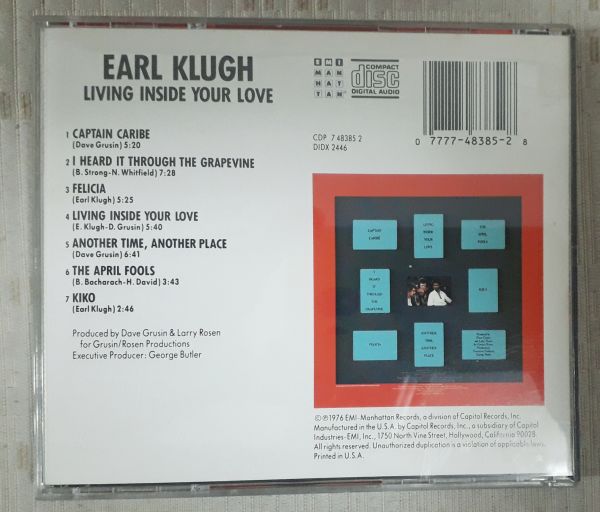 Cd  Earl Klugh   Living Inside Your Love    Importado