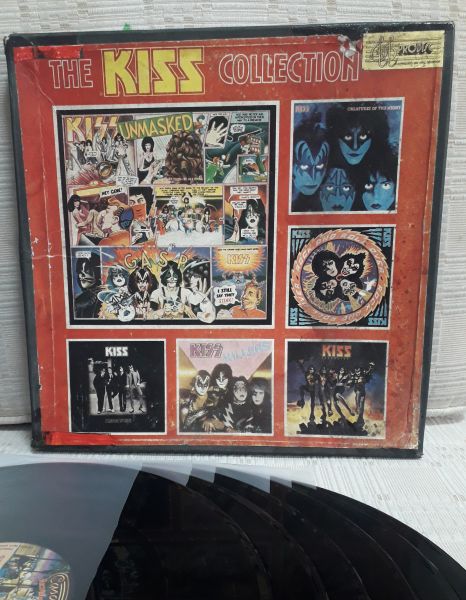 Box  The Kiss Collection  06 Lp´s    Anos 80