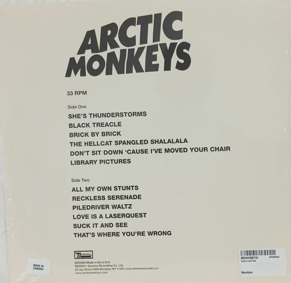 LP  ARCTIC MONKEYS   SUCK IT AND SEE  (IMPORTADO)