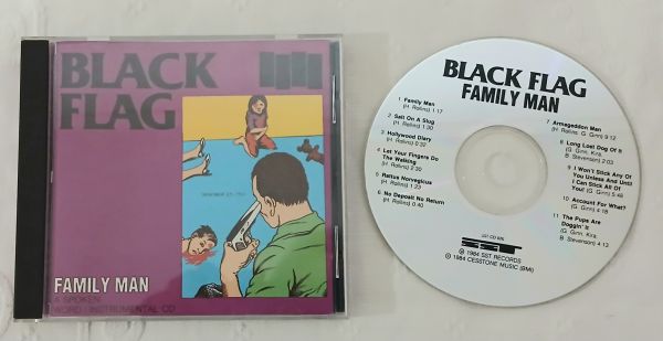 CD BLACK FLAG  IIII    FAMILY MAN   (IMPORTADO)