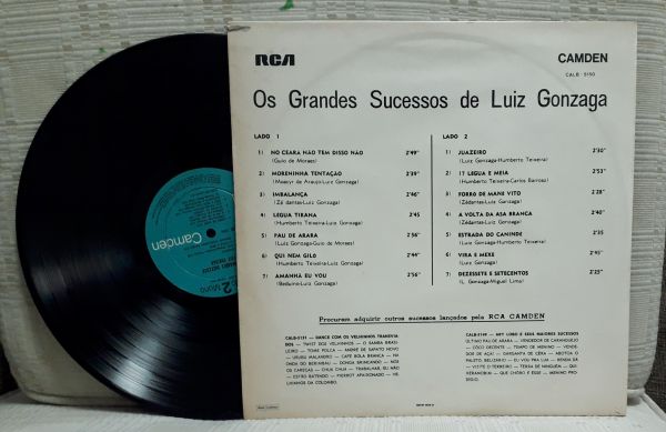 Lp  Luiz Gonzaga     Os Grandes Sucessos    1968