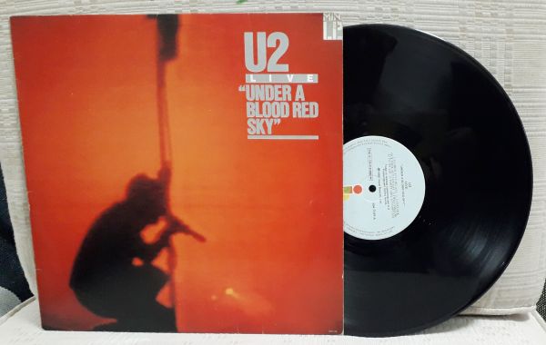 LP  U2       LIVE  UNDER A BLOOD RED SKY   MINI LP