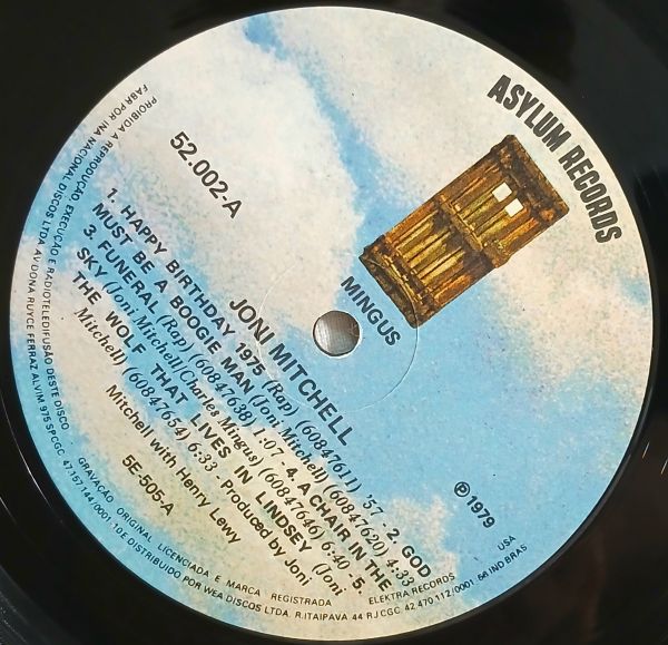 LP JONI MITCHELL MINGUS