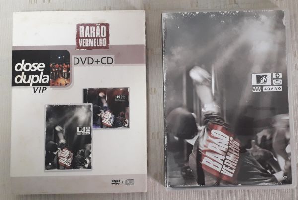 Dvd + Cd  Barão Vermelho  Ao Vivo  MTV  Dose Dupla