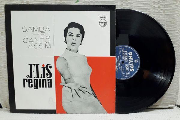 LP  ELIS  REGINA    SAMBA EU CANTO ASSIM    REEDIÇÃO