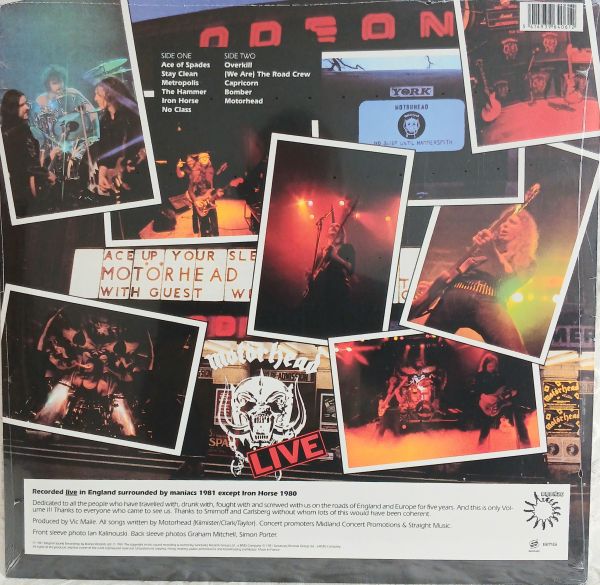 LP MOTORHEAD NO SLEEP´TIL HAMMERSMITH