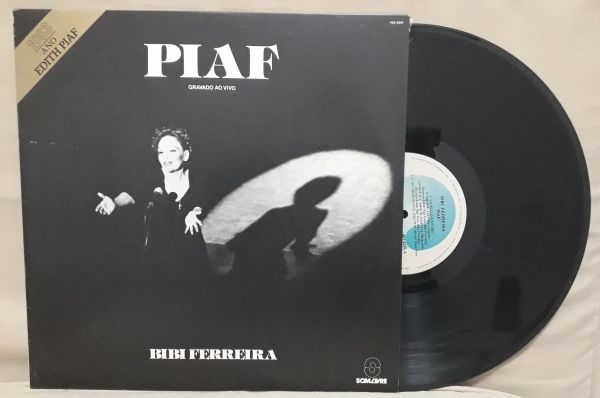 Lp  Bibi Ferreira     Piaf  gravado ao Vivo