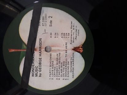 Lp  George  Harrison   Wonderwall  Music By  Importado