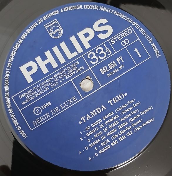 LP TAMBA TRIO S/TÍTULO 1968
