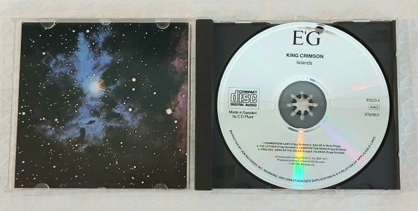 CD KING CRIMSON ISLANDS (IMPORTADO)