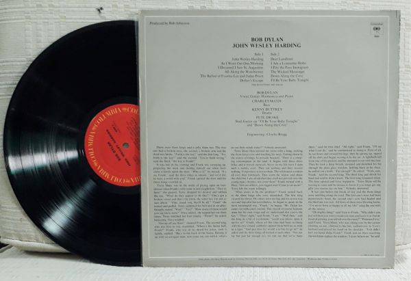 Lp  Bob Dylan    John Wesley Harding    Importado