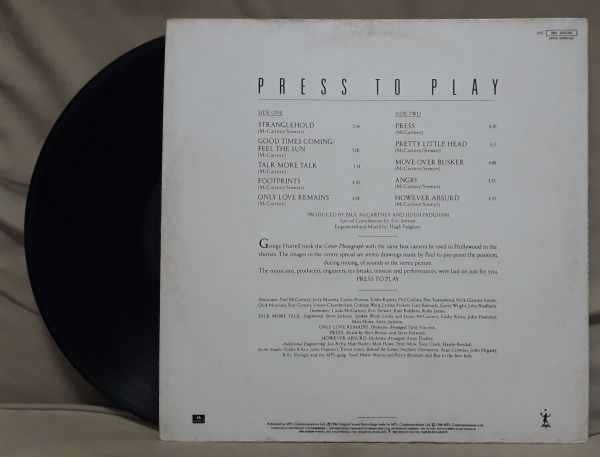 Lp   Paul  McCartney     Press  To  Play