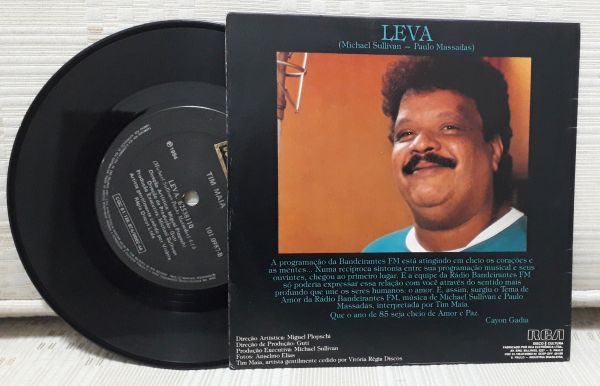 Compacto  7"    Tim  Maia    Leva