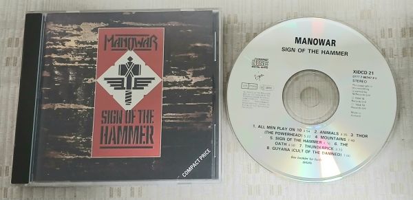 CD MANOWAR SIGN OF THE HAMMER (IMPORTADO)