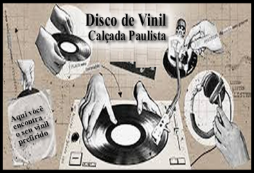 Discos de vinil calçada Paulista