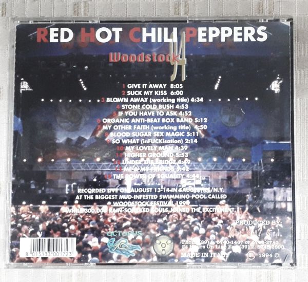 Cd  Red Hot Chili Peppers   Woodstock 94  Importado