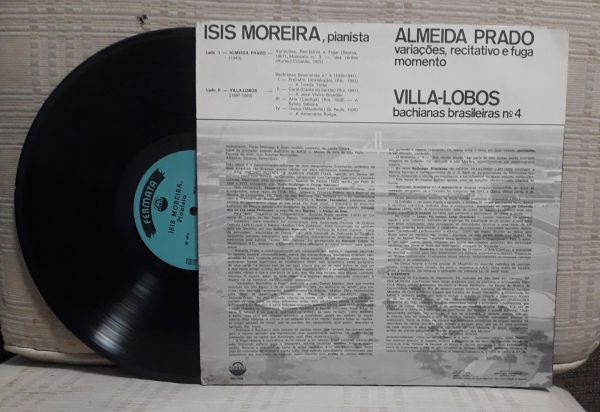 Lp  Isis Moreira  Pianista   Almeida Prado - Villa Lobos