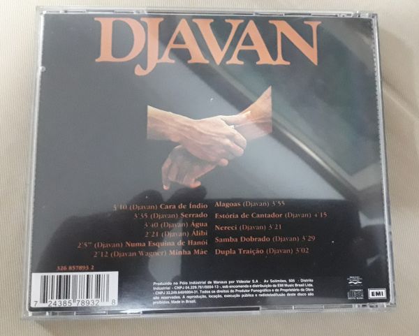 Cd    Djavan    S/Titulo    1997