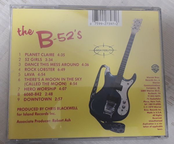 Cd  B-52´s    Primeiro Album Importado    (Raro)