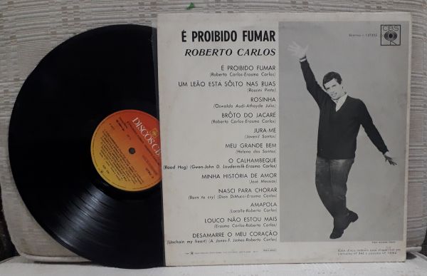 Lp  Roberto  Carlos   É Proibido Fumar   reedição  1971