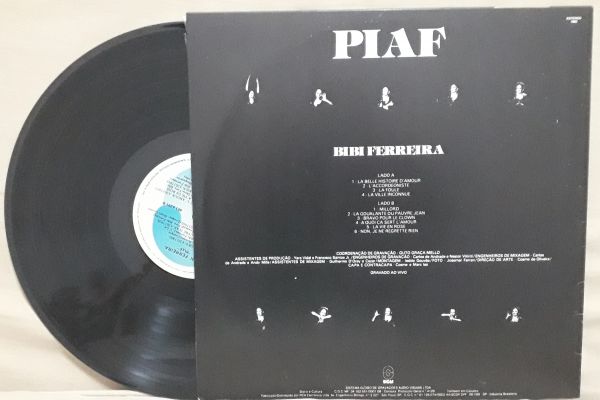 Lp  Bibi Ferreira     Piaf  gravado ao Vivo