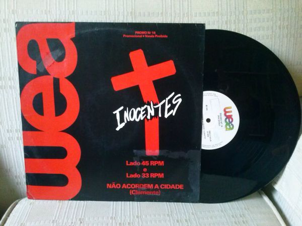 Lp Inocentes    Nao Acordem a Cidade  ( Maxi 12")