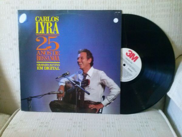 Lp  Carlos Lyra     25 Anos de Bossa Nova ao Vivo