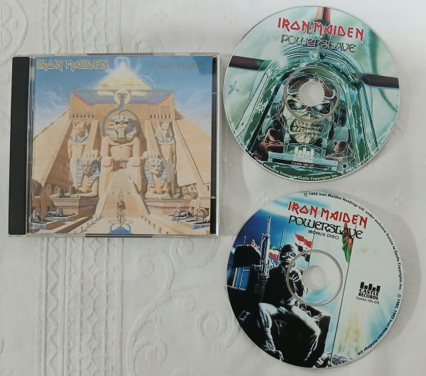 CD  IRON MAIDEN   POWERSLAVE   DUPLO  (CASTLE)