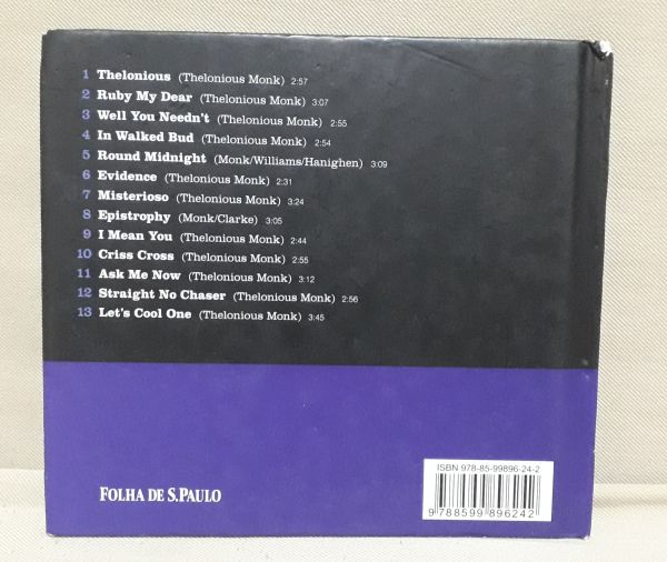 Cd  Thelonious  Monk    Coleção  Folha  Classicos  do  Jazz