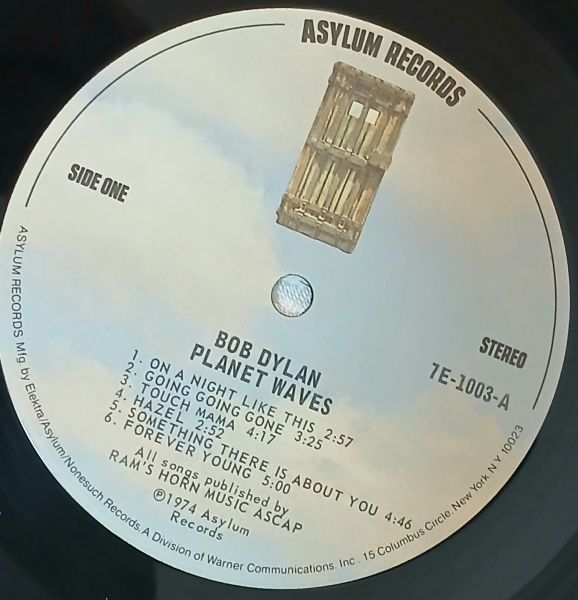 LP BOB DYLAN PLANET WAVES (IMPORTADO)