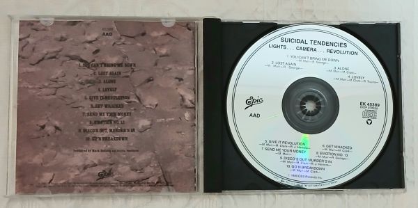 CD SUICIDAL TENDENCIES LIGHTS .... CAMERA .... REVOLUTION