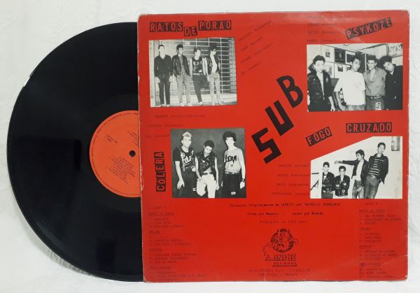 LP  S U B     (VÁRIAS BANDAS PUNK)  1985