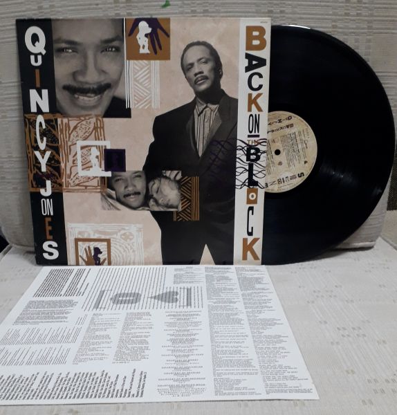 Lp  Quincy  Jones    Back On  Block