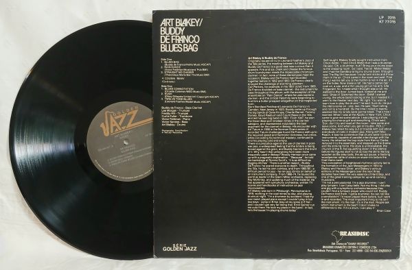 LP ART BLAKEY / BUDDY DE FRANCO BLUES BAG