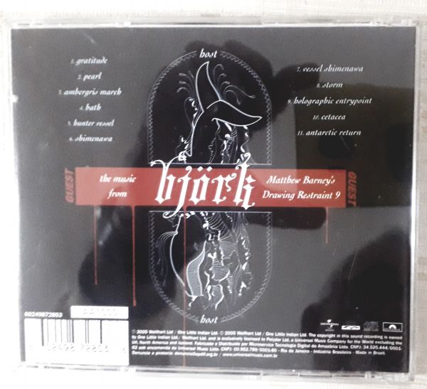 CD  BJORK    THE MUSIC FROM DRAWING RESTRAINT 9